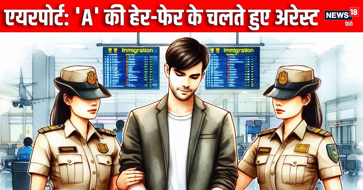 Airport: स्पेलिंग से 'A' हुआ इधर-उधर, पहले हुई तबियत से बेज्‍जती, जाना पड़ा जेल