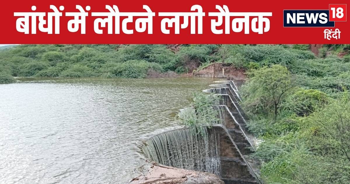 राजस्थान में खटाखट बारिश से फटाफट भर रहे बांध, 142 हुए लबालब, 10 हो गए ओवरफ्लो