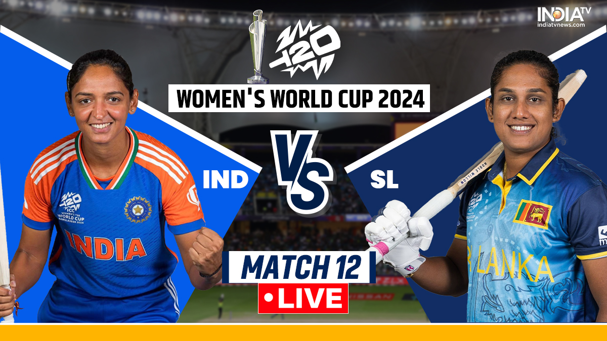 IND W vs SL W Live Cricket score: भारतीय महिला टीम बनाम श्रीलंका महिला टीम