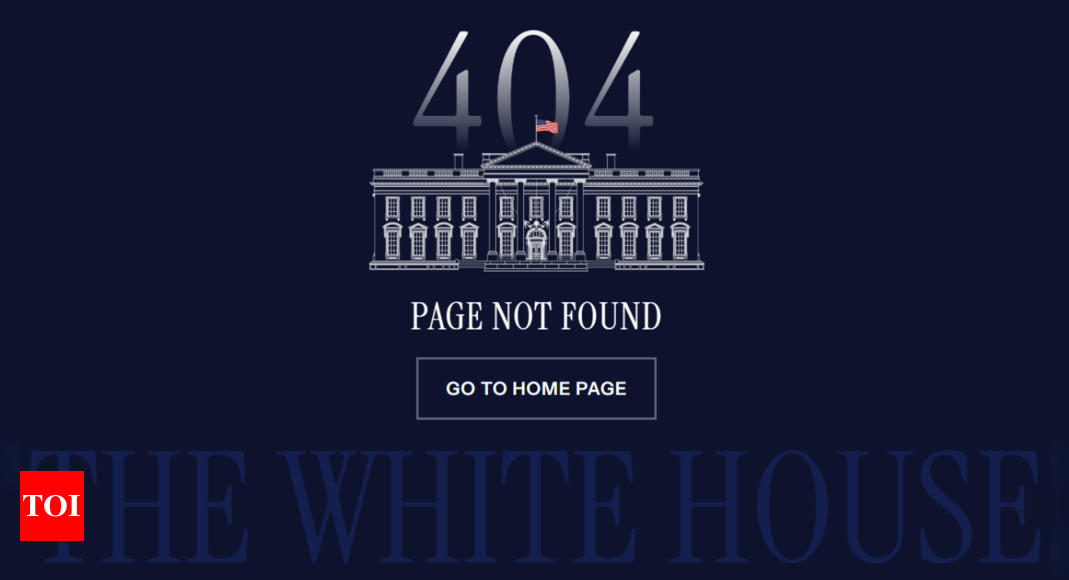 ‘Error 404’ on Constitution page of White House website after Trump inauguration